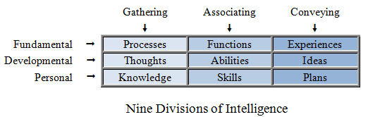 Nine Divisions of Intelligence